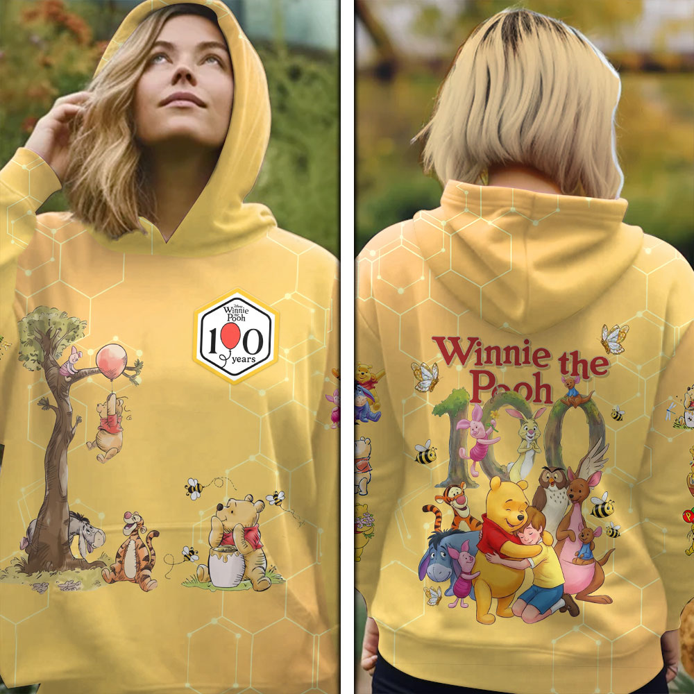 Winnie-the-Pooh 100th Anniversary 3D Apparel – TMTHU4556