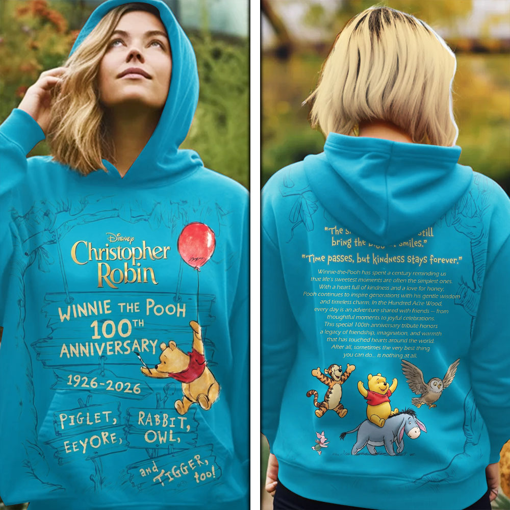 Winnie-the-Pooh 100th Anniversary 3D Apparel – TMTHU5112