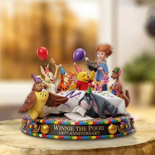 Winnie-the-Pooh 100th Anniversary Custom Shape Acrylic Plaque – TMTHU5635
