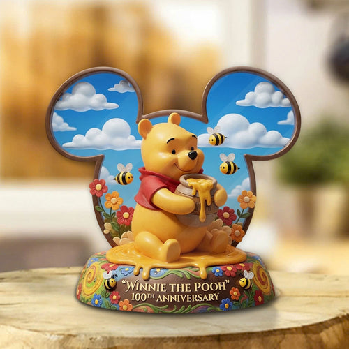 Winnie-the-Pooh 100th Anniversary Custom Shape Acrylic Plaque – TMTHU5902