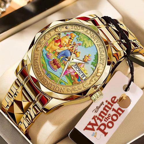 Winnie-the-Pooh 100th Anniversary Alloy Luxury Quartz Watch – TMTHU4723