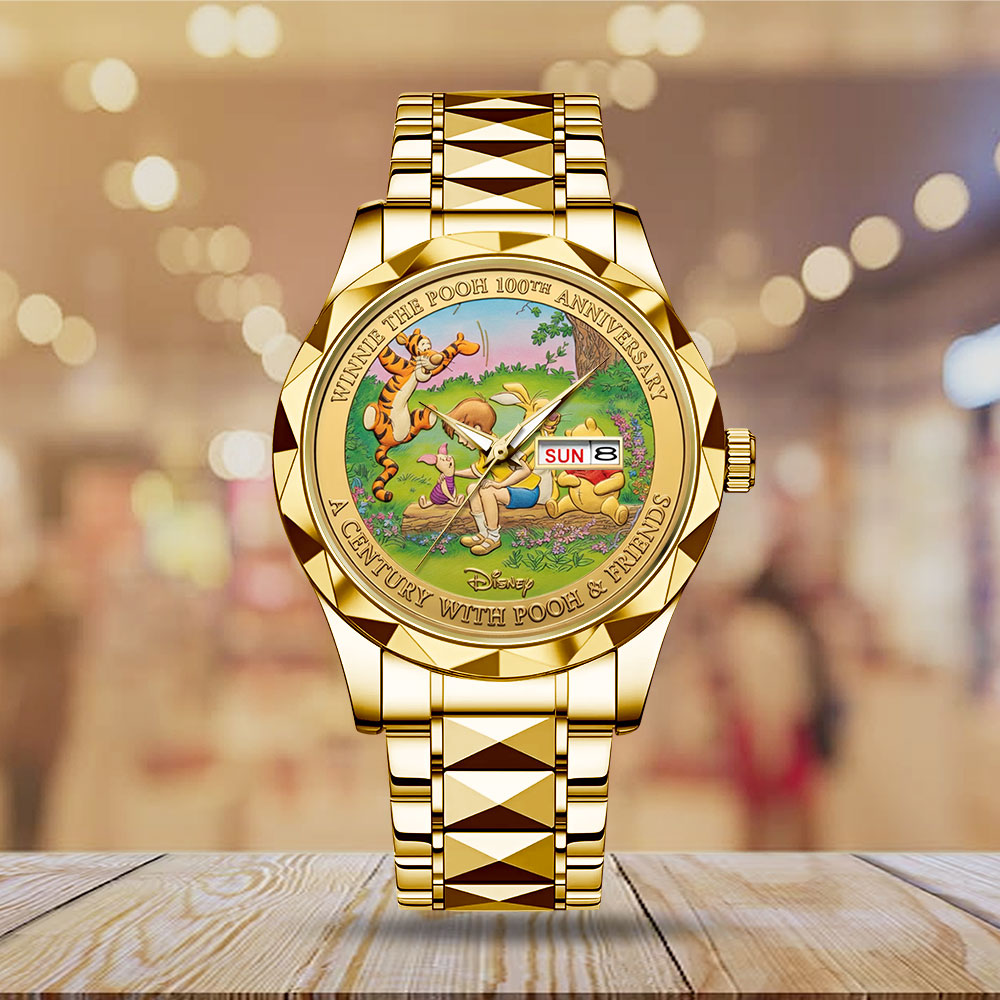 Winnie-the-Pooh 100th Anniversary Alloy Luxury Quartz Watch – TMTHU4970