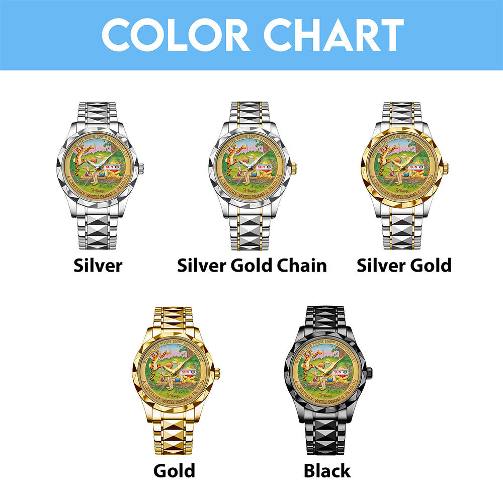Winnie-the-Pooh 100th Anniversary Alloy Luxury Quartz Watch – TMTHU4970
