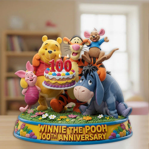 Winnie-the-Pooh 100th Anniversary Custom Shape Acrylic Plaque – TMTHU5640