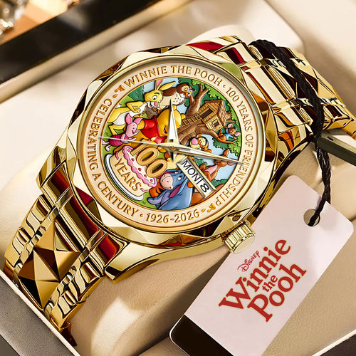 Winnie-the-Pooh 100th Anniversary Alloy Luxury Quartz Watch – HOATT15588