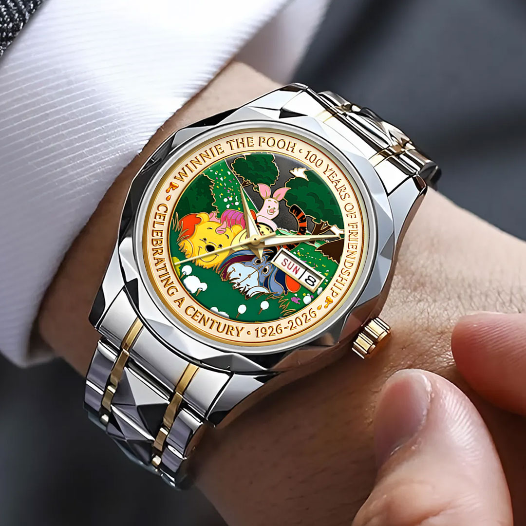 Winnie-the-Pooh 100th Anniversary Alloy Luxury Quartz Watch – HOATT15703