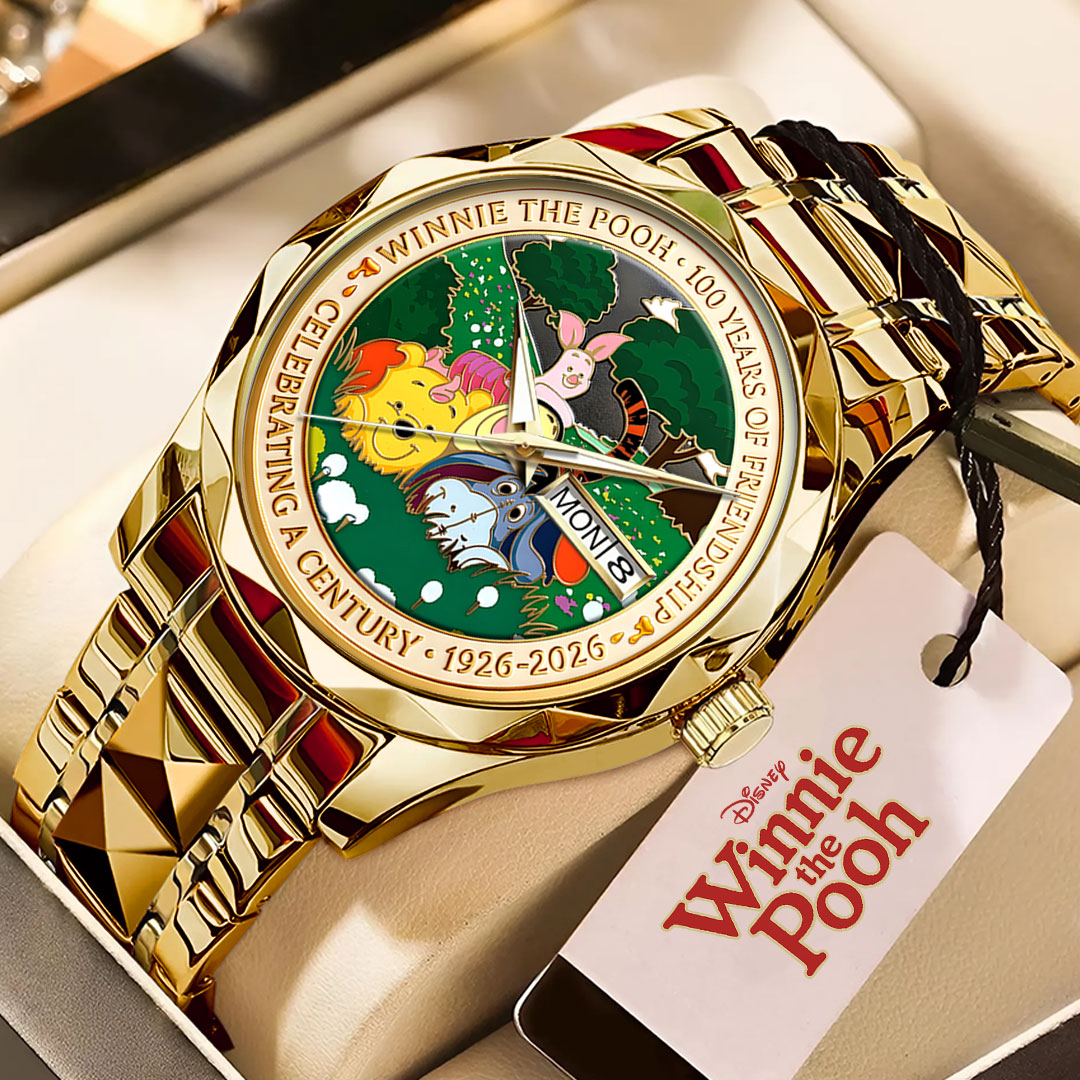Winnie-the-Pooh 100th Anniversary Alloy Luxury Quartz Watch – HOATT15703