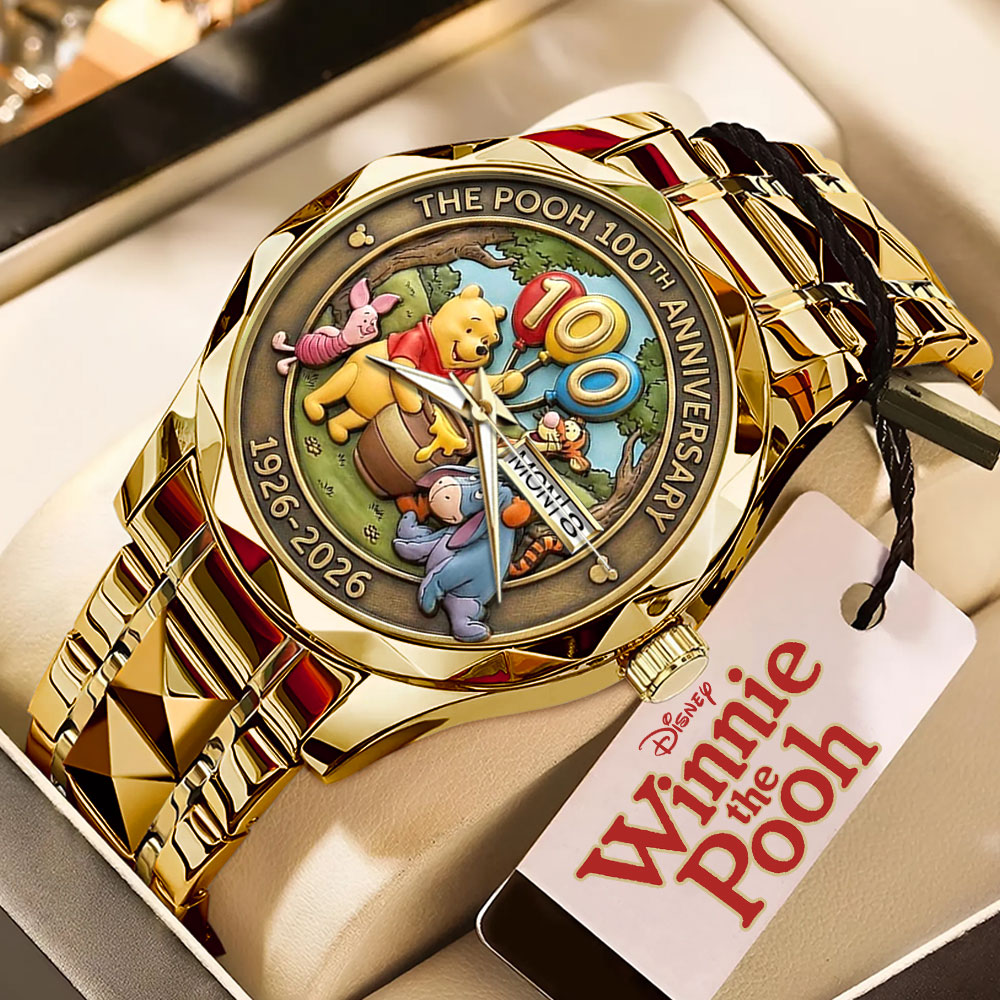 Winnie-the-Pooh 100th Anniversary Alloy Luxury Quartz Watch – MAITM14578