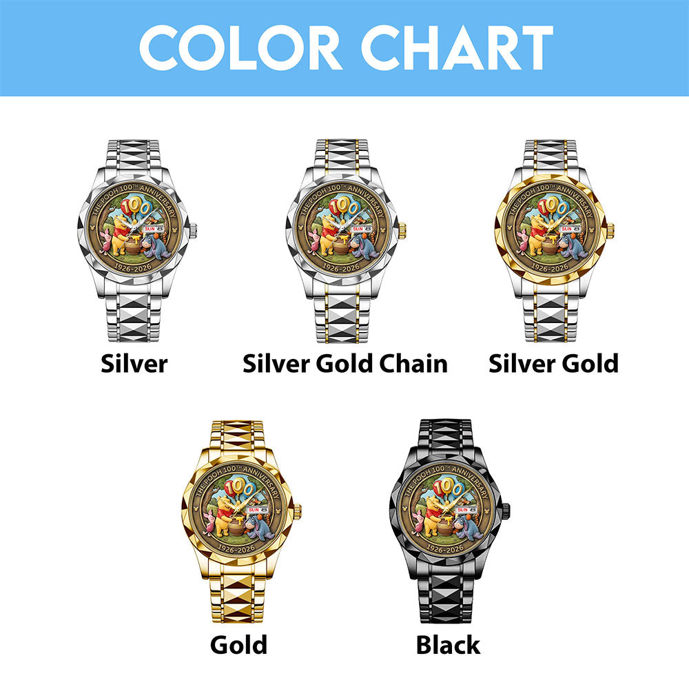 Winnie-the-Pooh 100th Anniversary Alloy Luxury Quartz Watch – MAITM14578