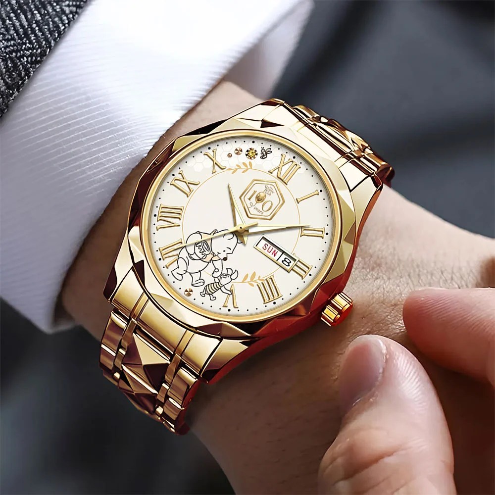 Winnie-the-Pooh 100th Anniversary Alloy Luxury Quartz Watch – MAITM15379