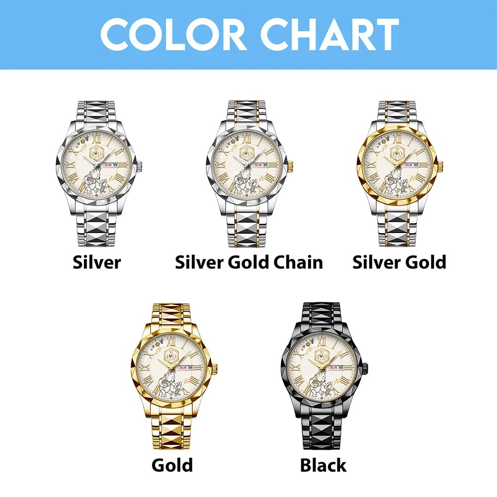 Winnie-the-Pooh 100th Anniversary Alloy Luxury Quartz Watch – MAITM15379