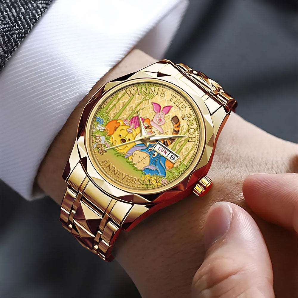 Winnie-the-Pooh 100th Anniversary Alloy Luxury Quartz Watch – TMTHU4974