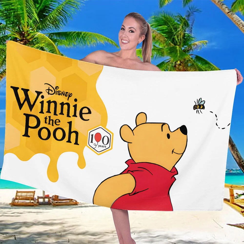 Winnie-the-Pooh 100th Anniversary Rectangle Beach Towel – TMTHU9263