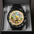 Winnie-the-Pooh 100th Anniversary Black Stainless Steel Watch – HOATT15694