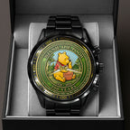 Winnie-the-Pooh 100th Anniversary Black Stainless Steel Watch – HOATT15695