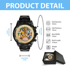 Winnie-the-Pooh 100th Anniversary Black Stainless Steel Watch – HOATT15589