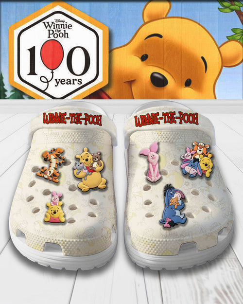 Winnie-the-Pooh 100th Anniversary Custom Clogs – TMTHU7414