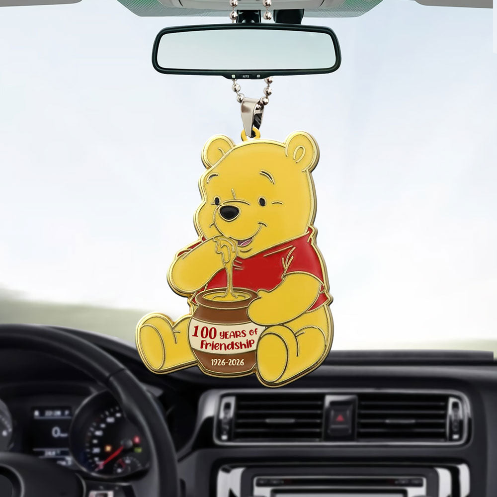 Winnie-the-Pooh 100th Anniversary Custom shape 2-sided Acrylic Car Ornament – MAITM14666