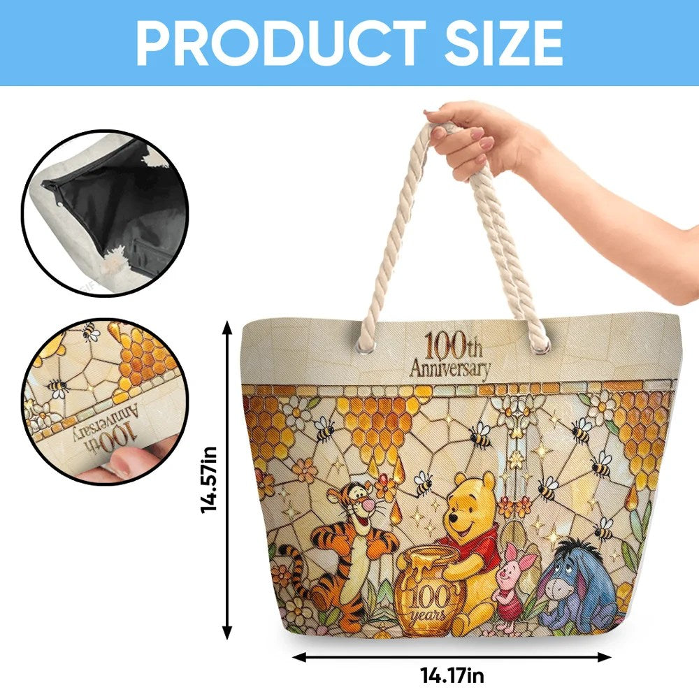 Winnie-the-Pooh 100th Anniversary Hemp Rope Tote Bag – TMTHU9319