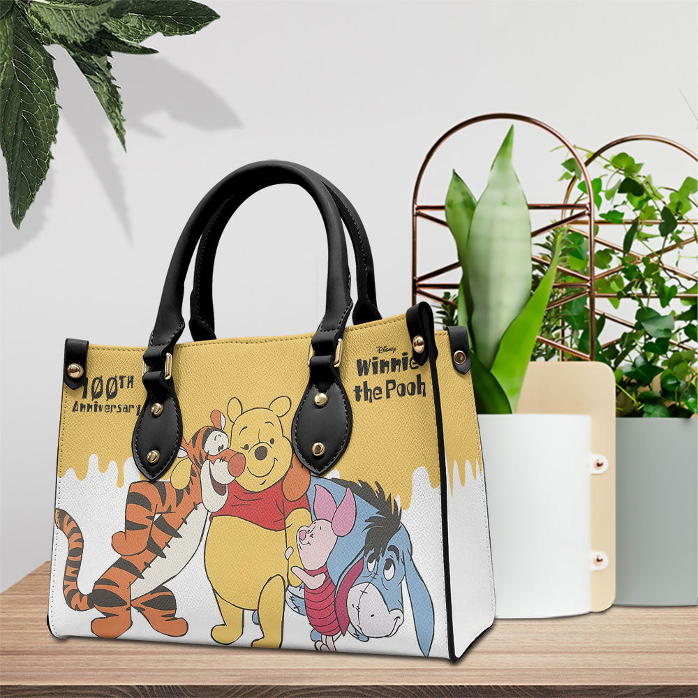 Winnie-the-Pooh 100th Anniversary Leather HandBag – TMTHU7891