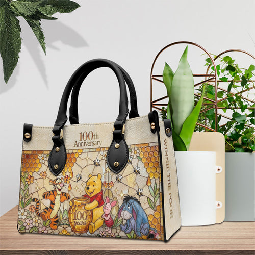 Winnie-the-Pooh 100th Anniversary Leather HandBag – TMTHU3256
