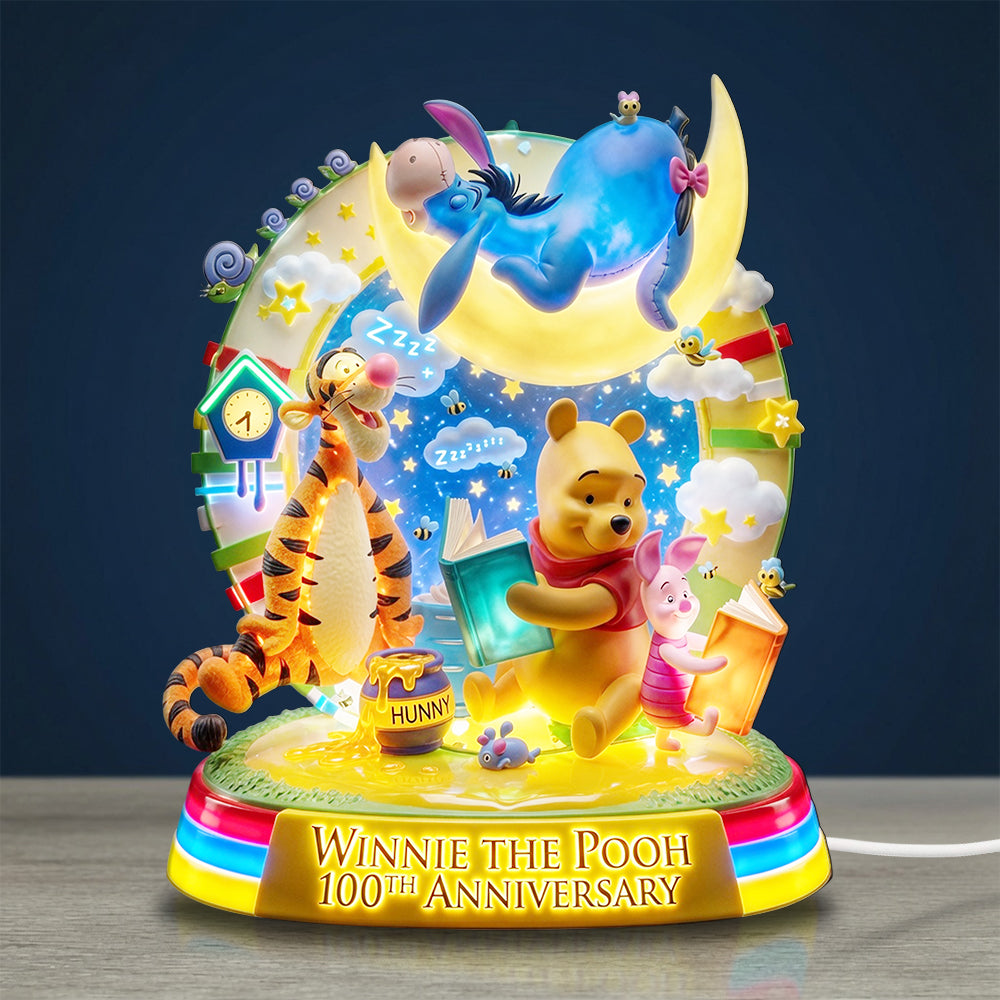 Winnie-the-Pooh 100th Anniversary Custom Shape Acrylic Light Box – TMTHU6626