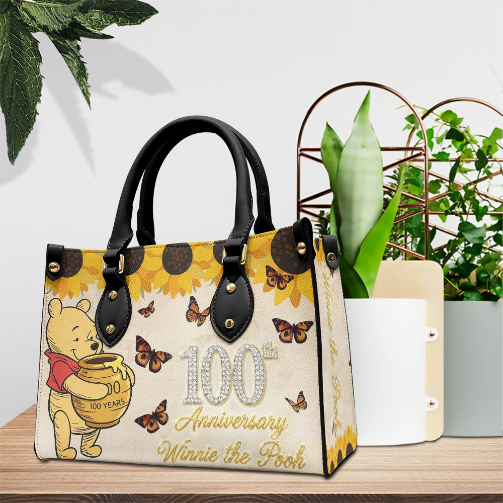 Winnie-the-Pooh 100th Anniversary Leather HandBag – TMTHU7779