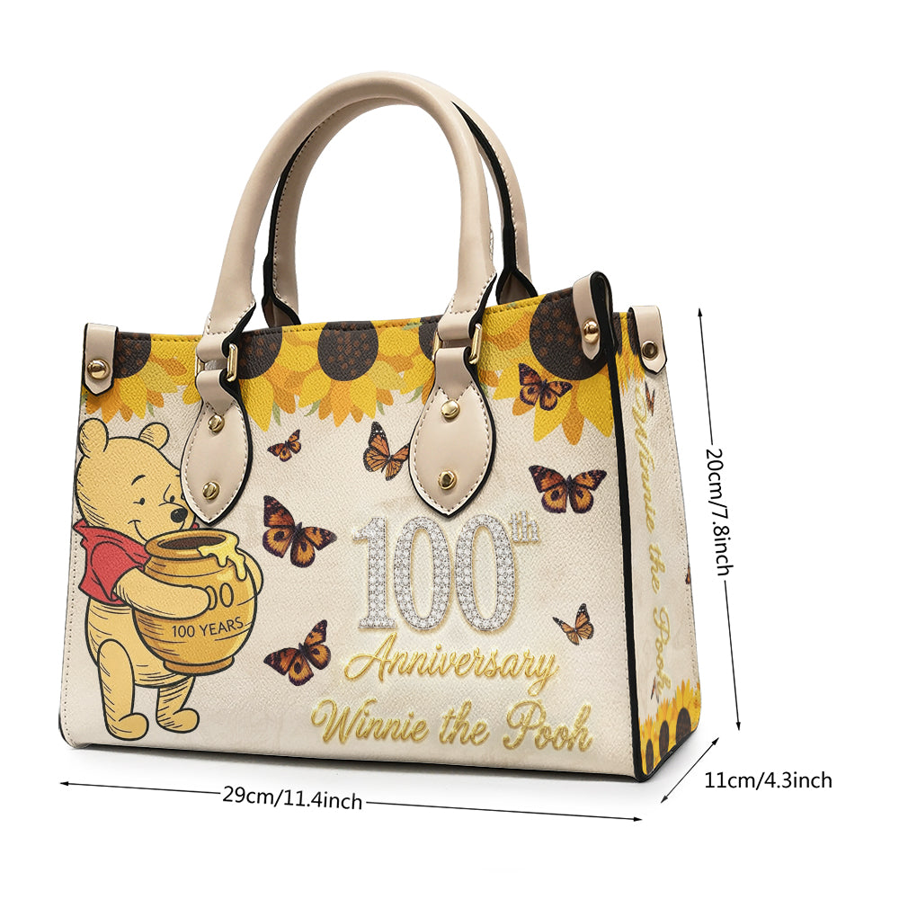 Winnie-the-Pooh 100th Anniversary Leather HandBag – TMTHU7779