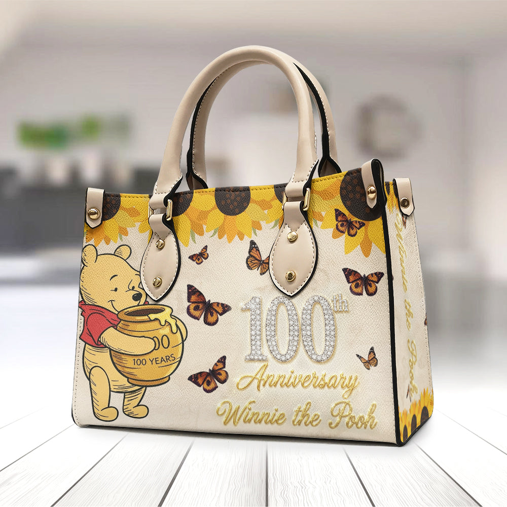 Winnie-the-Pooh 100th Anniversary Leather HandBag – TMTHU7779