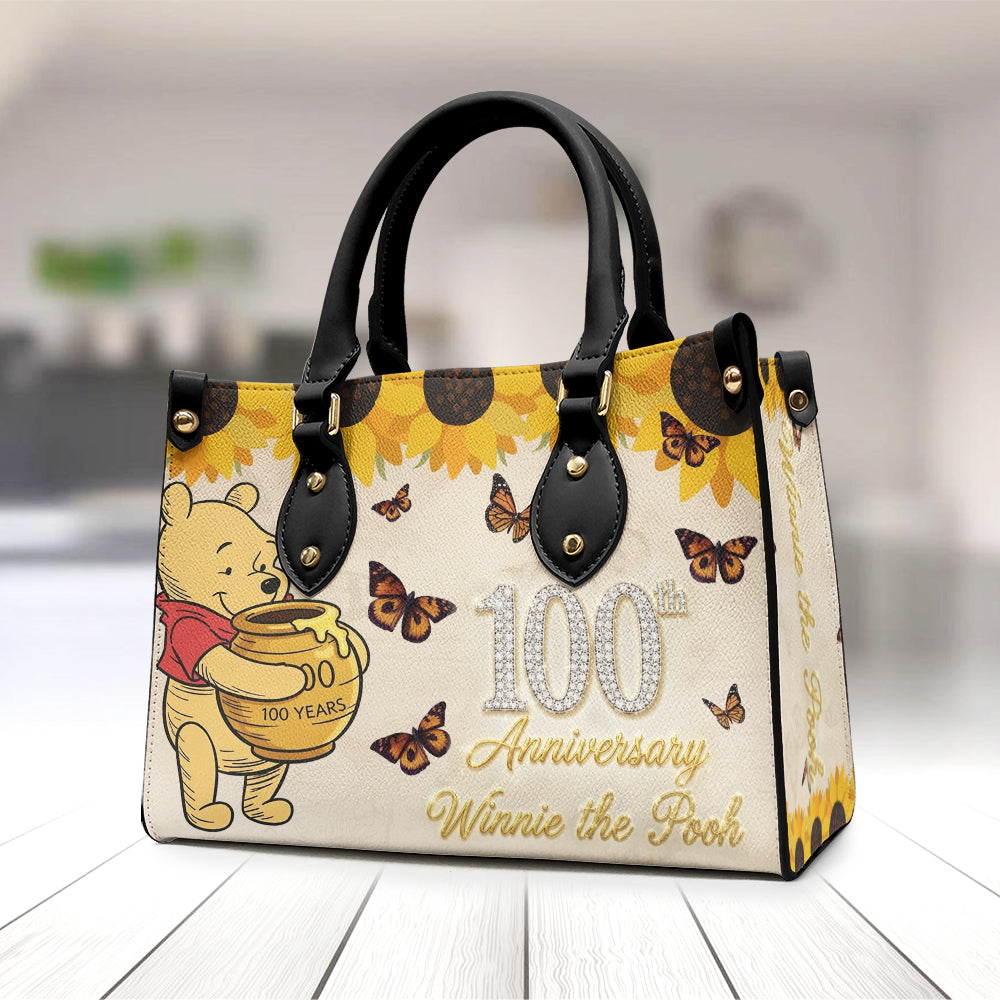 Winnie-the-Pooh 100th Anniversary Leather HandBag – TMTHU7779
