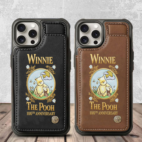 Winnie-the-Pooh 100th Anniversary Leather Wallet Phone Case – TMTHU4238