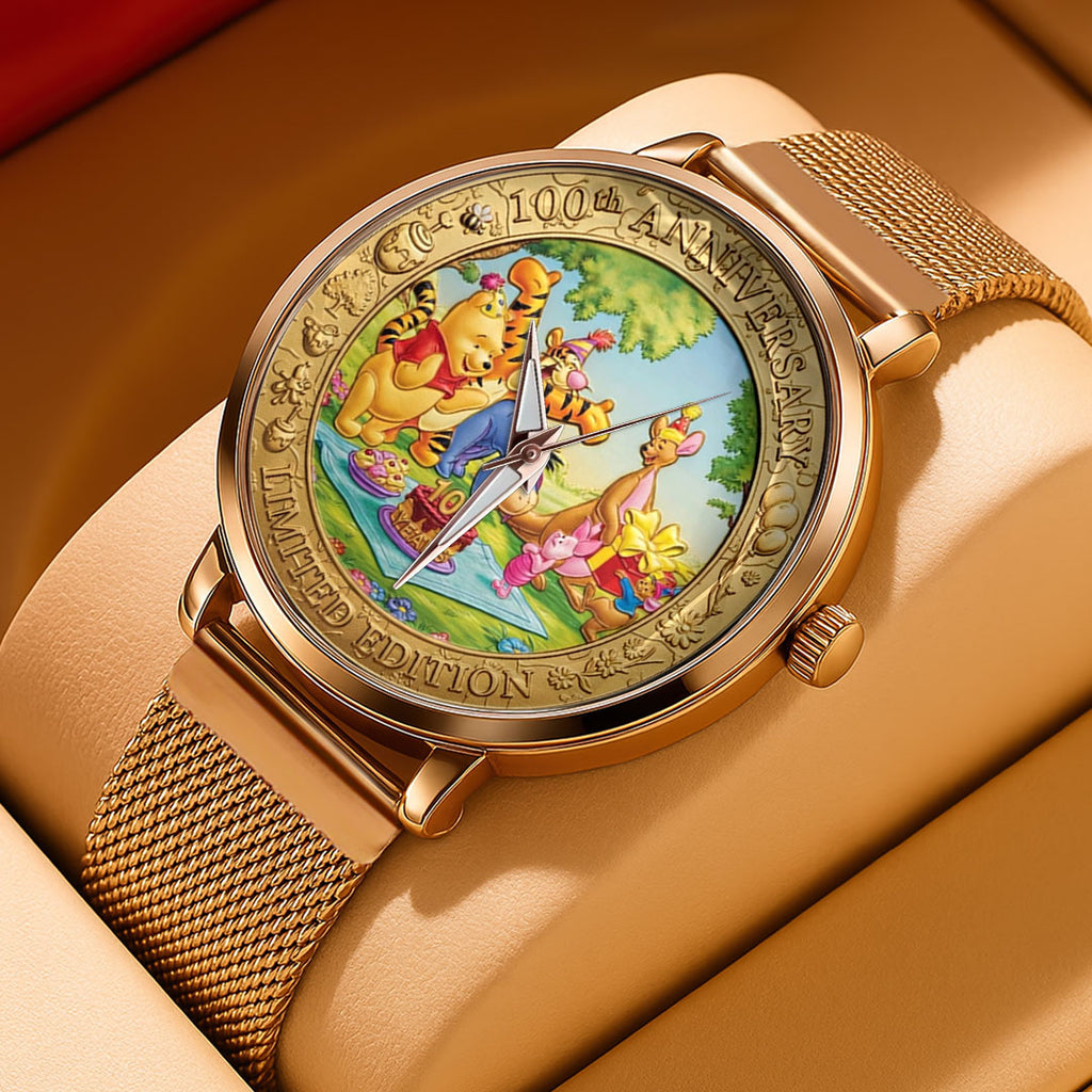 Winnie-the-Pooh 100th Anniversary Mesh Strap Quartz Watch – TMTHU4725