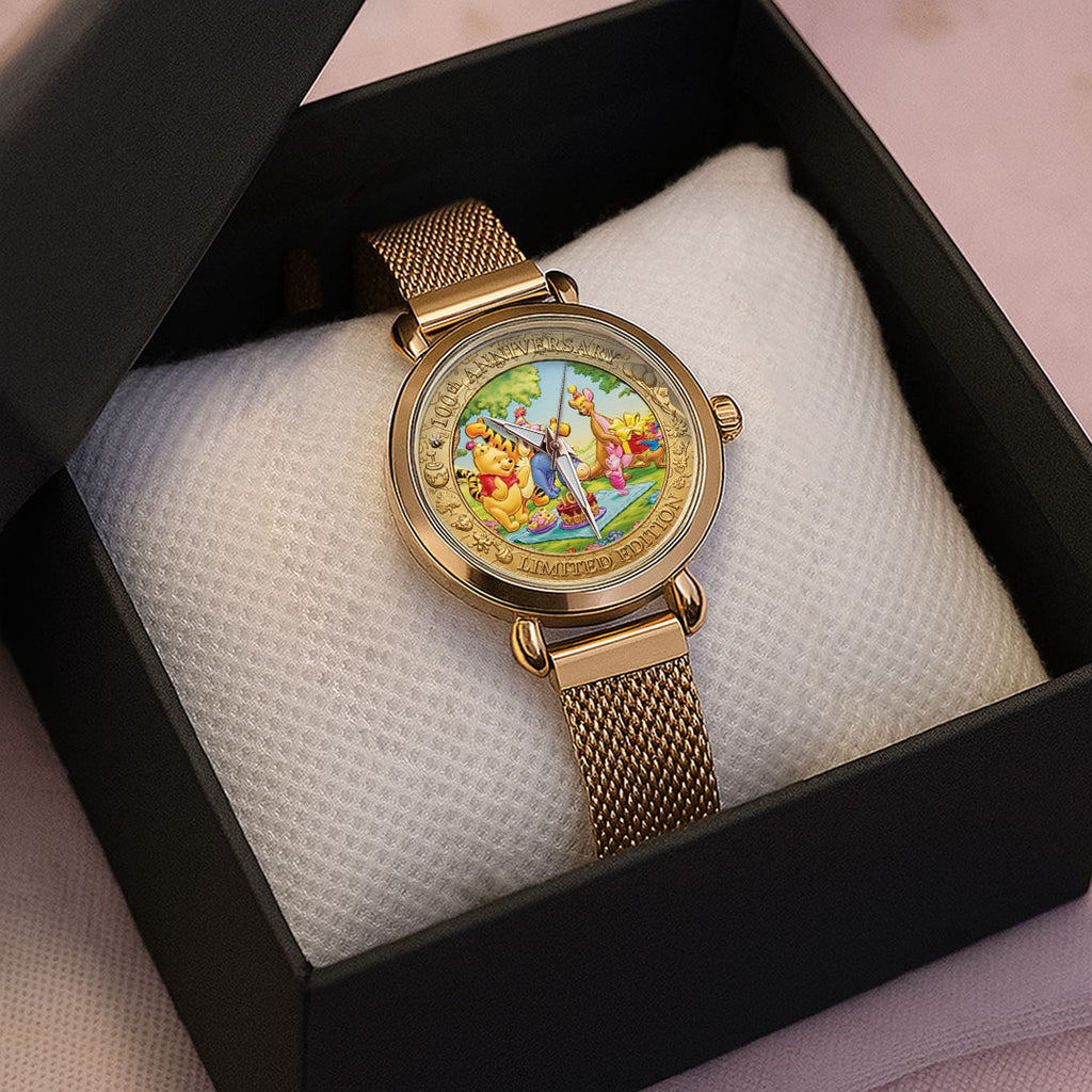 Winnie-the-Pooh 100th Anniversary Mesh Strap Quartz Watch – TMTHU4725
