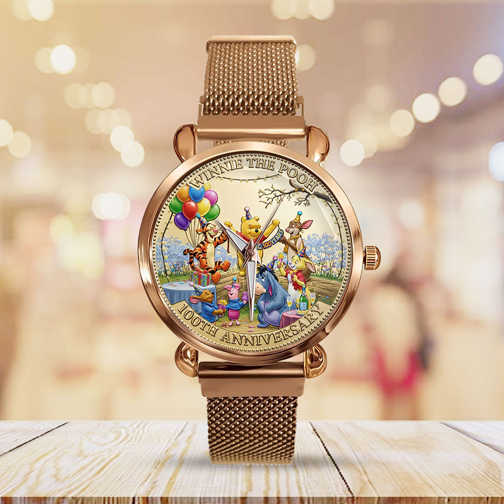 Winnie-the-Pooh 100th Anniversary Mesh Strap Quartz Watch – TMTHU4871