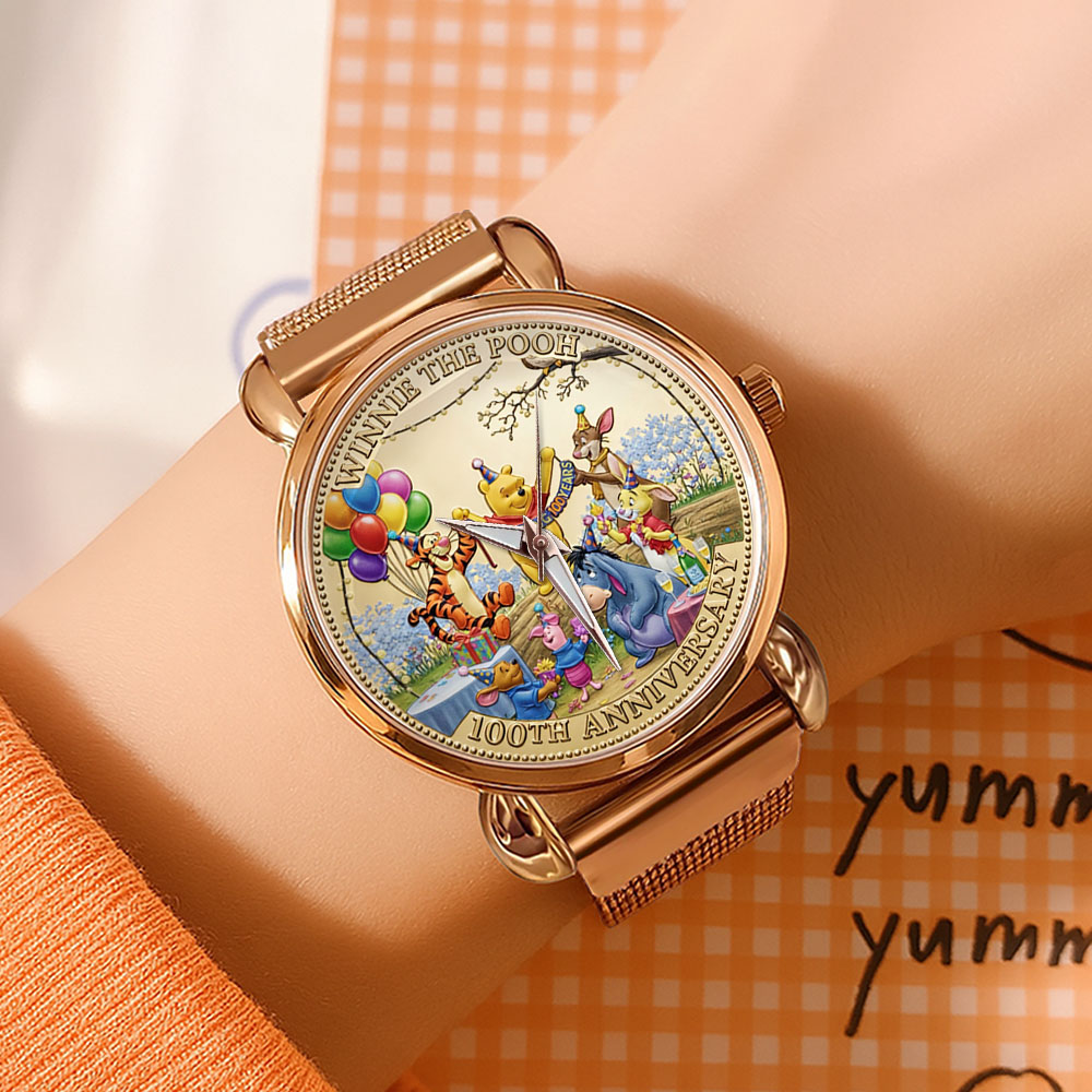 Winnie-the-Pooh 100th Anniversary Mesh Strap Quartz Watch – TMTHU4871