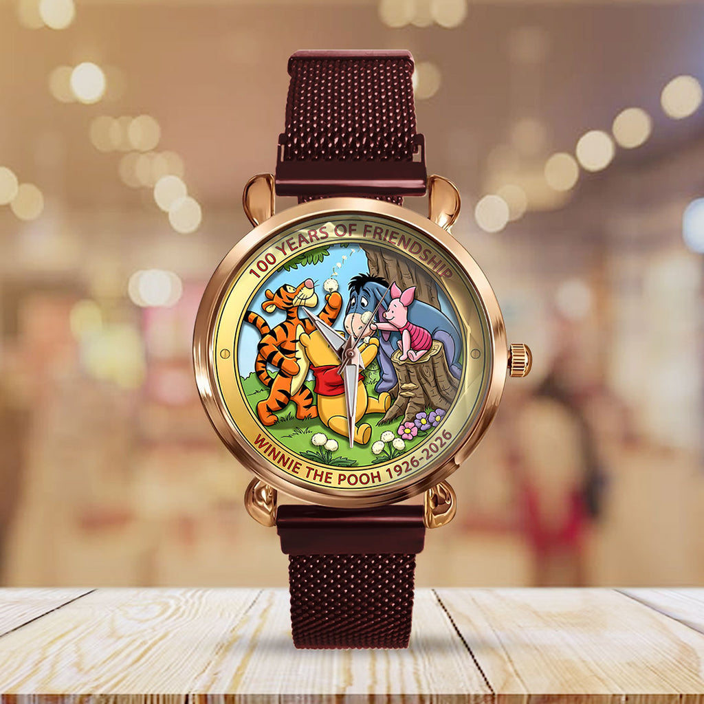 Winnie-the-Pooh 100th Anniversary Mesh Strap Quartz Watch – HOATT15692