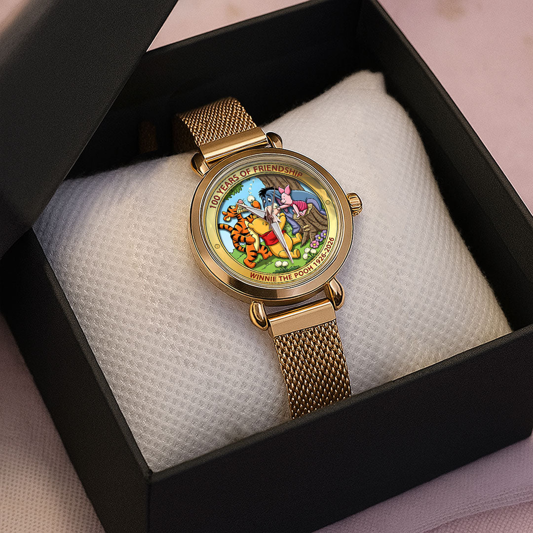 Winnie-the-Pooh 100th Anniversary Mesh Strap Quartz Watch – HOATT15692