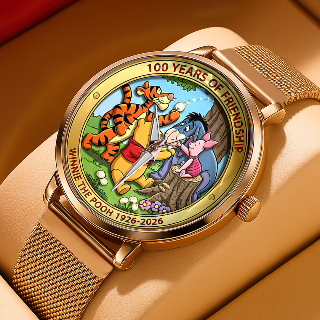 Winnie-the-Pooh 100th Anniversary Mesh Strap Quartz Watch – HOATT15692