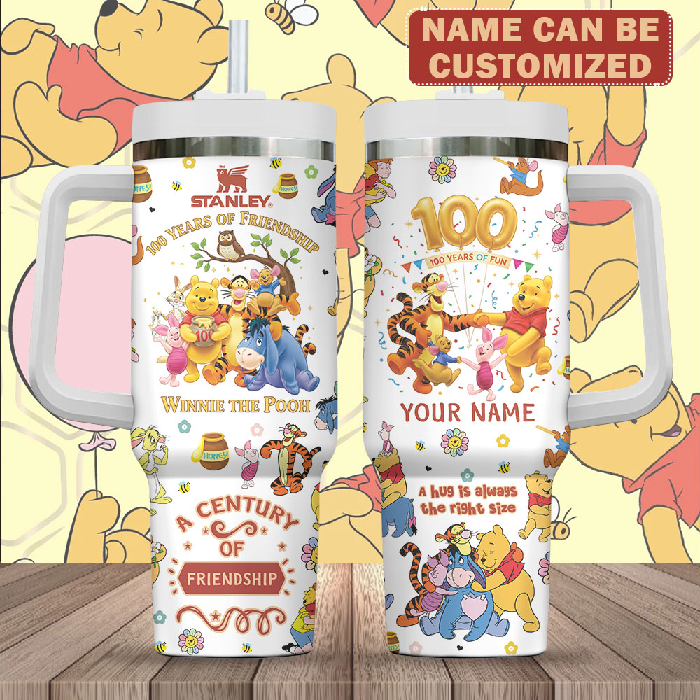 Personalized Winnie-the-Pooh 100th Anniversary 40oz Tumbler – TMTHU2935