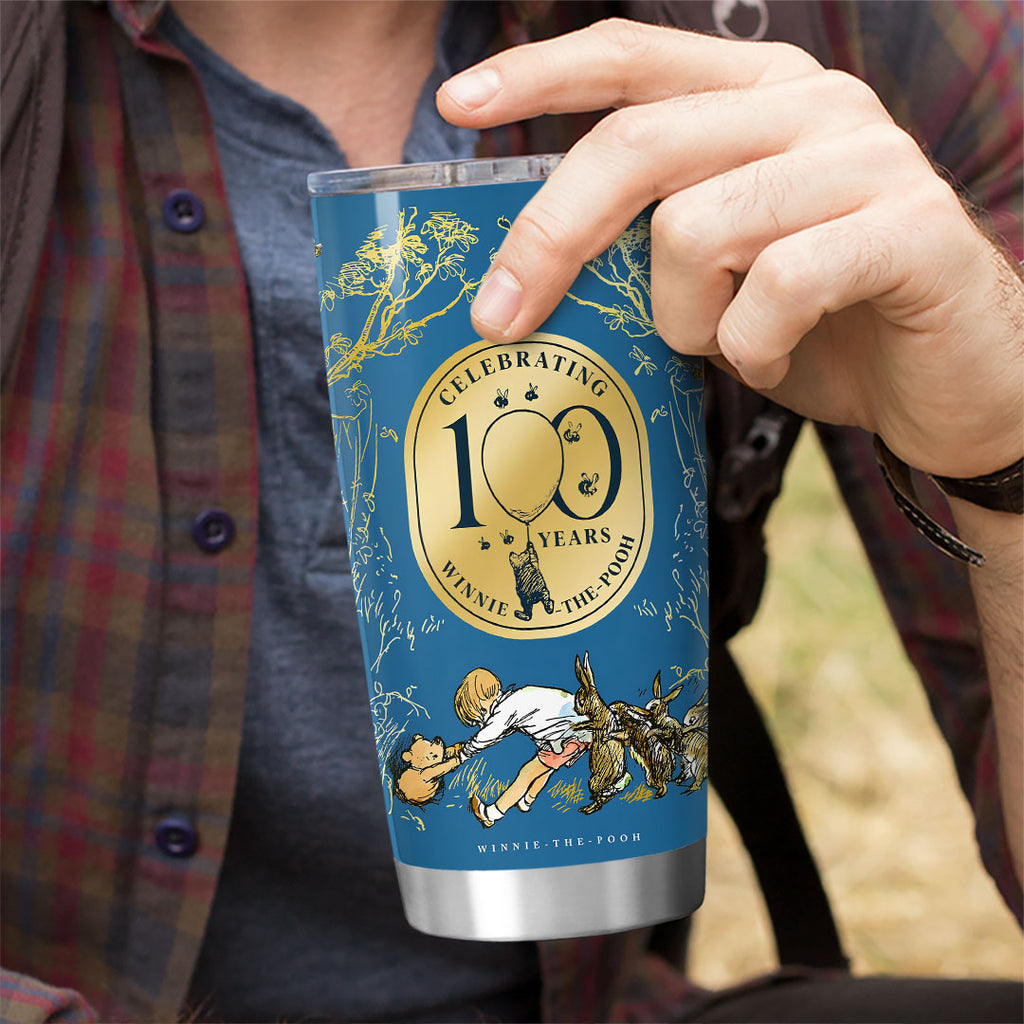 Personalized Winnie-the-Pooh 100th Anniversary Tumbler Cup – VANDH5104