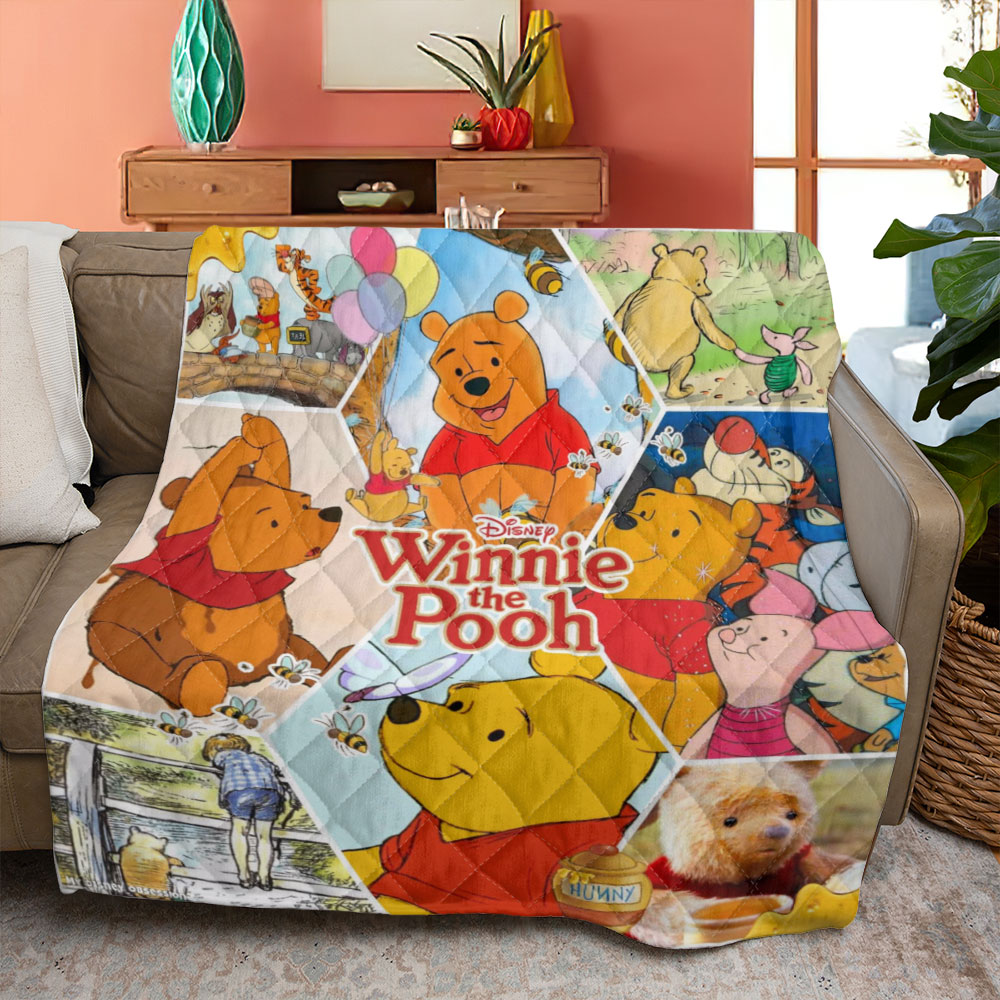 Winnie-the-Pooh 100th Anniversary Quilt Blanket – TMTHU7670
