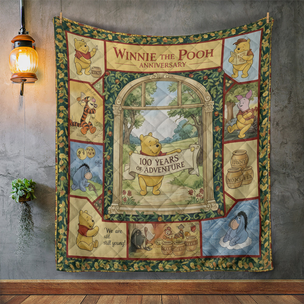 Winnie-the-Pooh 100th Anniversary Quilt Blanket – MAITM14329