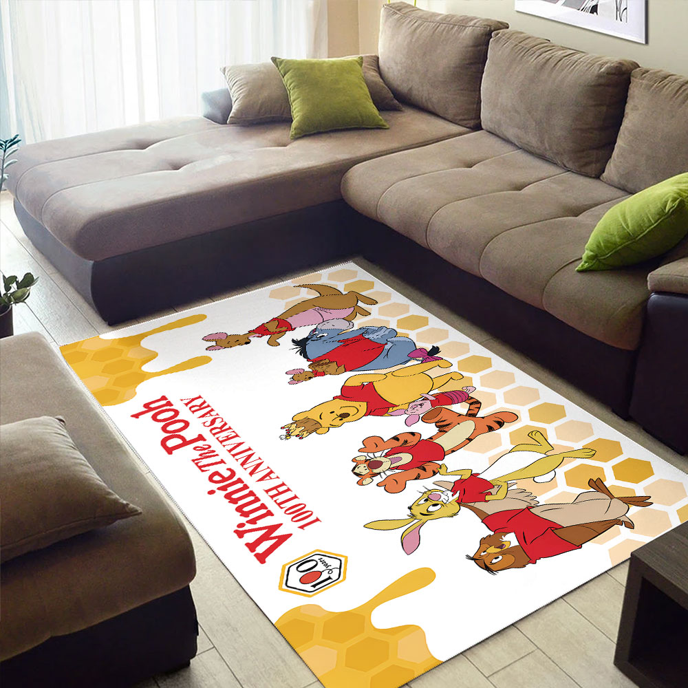 Winnie-the-Pooh 100th Anniversary Rectangular Rug – TMTHU7927