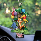 Winnie-the-Pooh Custom shape 2-sided Acrylic Car Ornament – HOATT15501