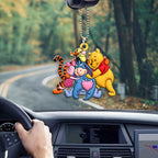 Winnie-the-Pooh Custom shape 2-sided Acrylic Car Ornament – HOATT15503