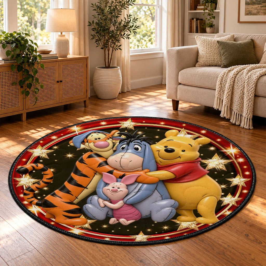 Winnie-the-Pooh Round Quilt Rug – HOATT26708