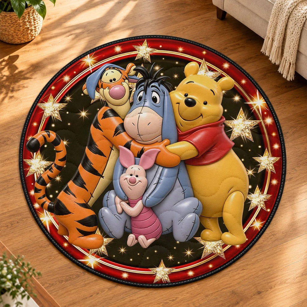 Winnie-the-Pooh Round Quilt Rug – HOATT26708