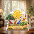 Winnie-the-Pooh Custom Shape Acrylic Plaque – GNE5109