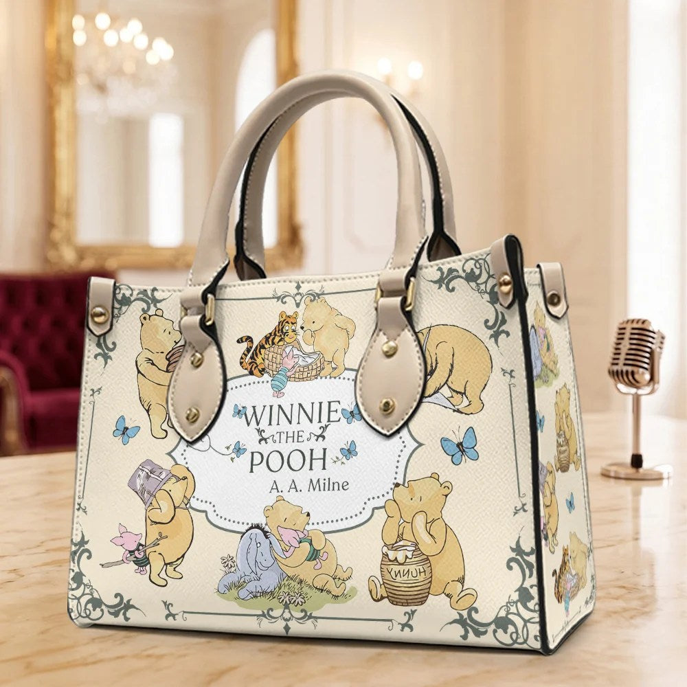 Winnie-the-Pooh Leather HandBag – TMTHU9511