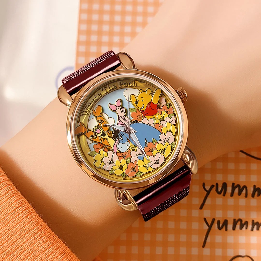 Winnie-the-Pooh Mesh Strap Quartz Watch – HOATT26804